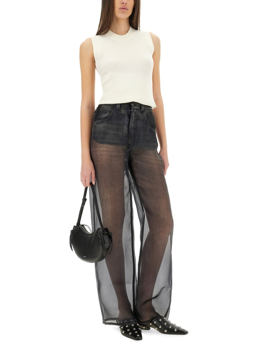 Haikure Women's Pantalone Winona in Organza Black