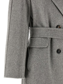 Max Mara Studio Panteon Coat Grey