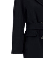 Max Mara Studio Panteon Coat Blue, view 4