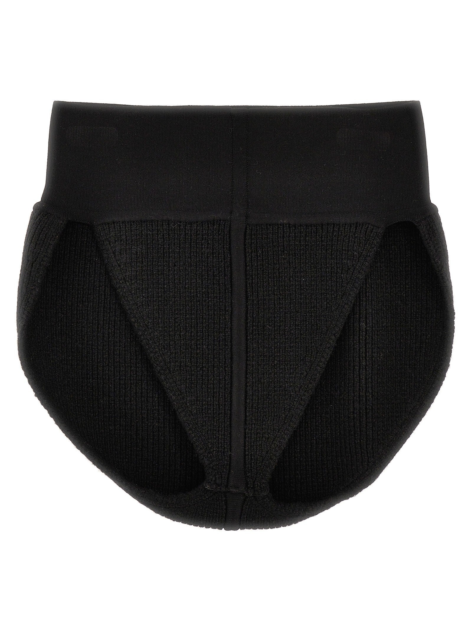 Rick Owens Panties in Cachemire Blend Black