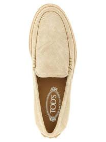 Tod's Pantofola Loafers Beige