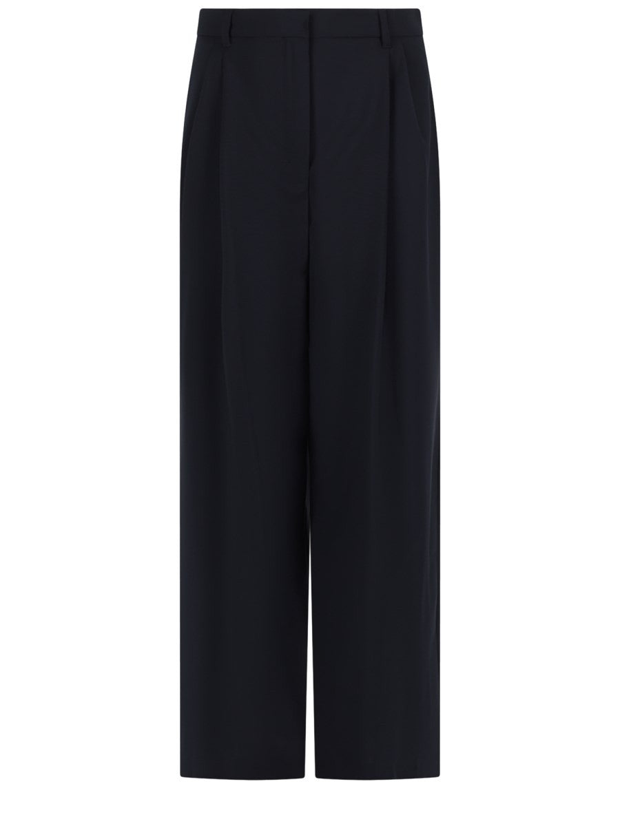 S MAX MARA Women's Tela Wool Pantolone Blue