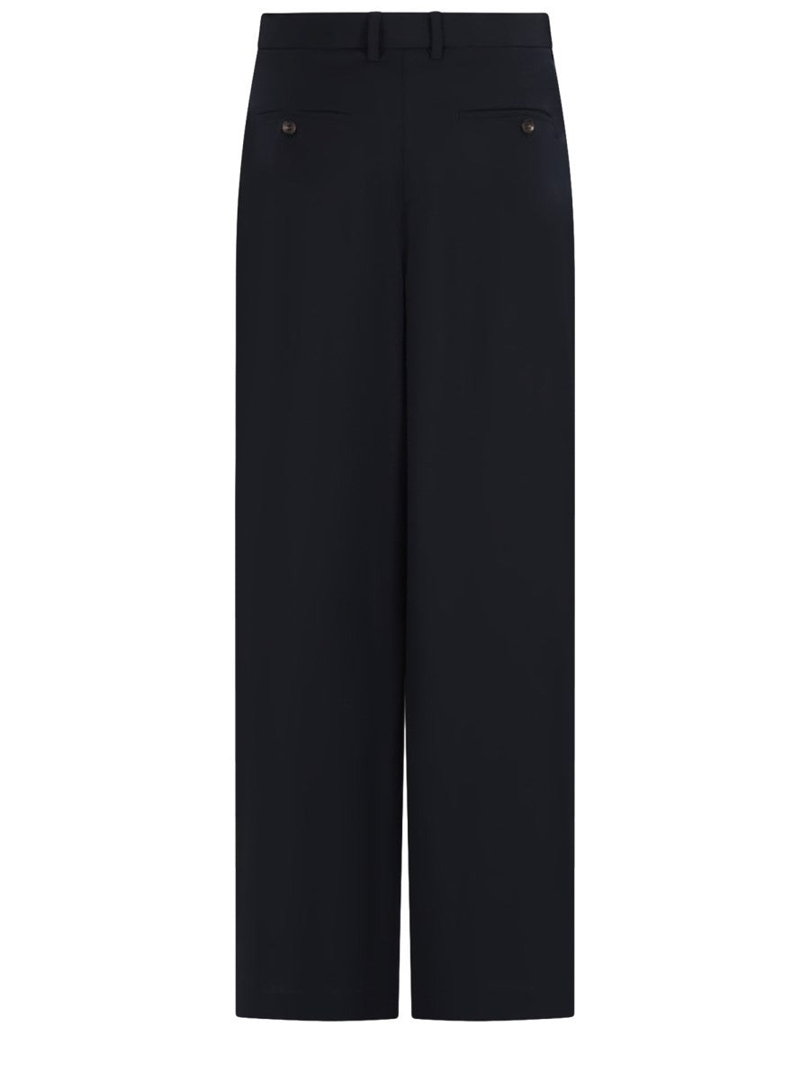 S MAX MARA Women's Tela Wool Pantolone Blue