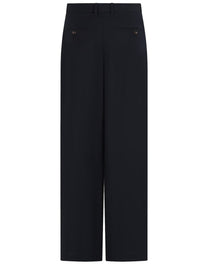 S MAX MARA Women's Tela Wool Pantolone Blue