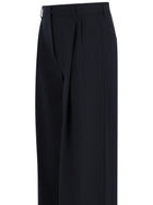 S MAX MARA Women's Tela Wool Pantolone Blue