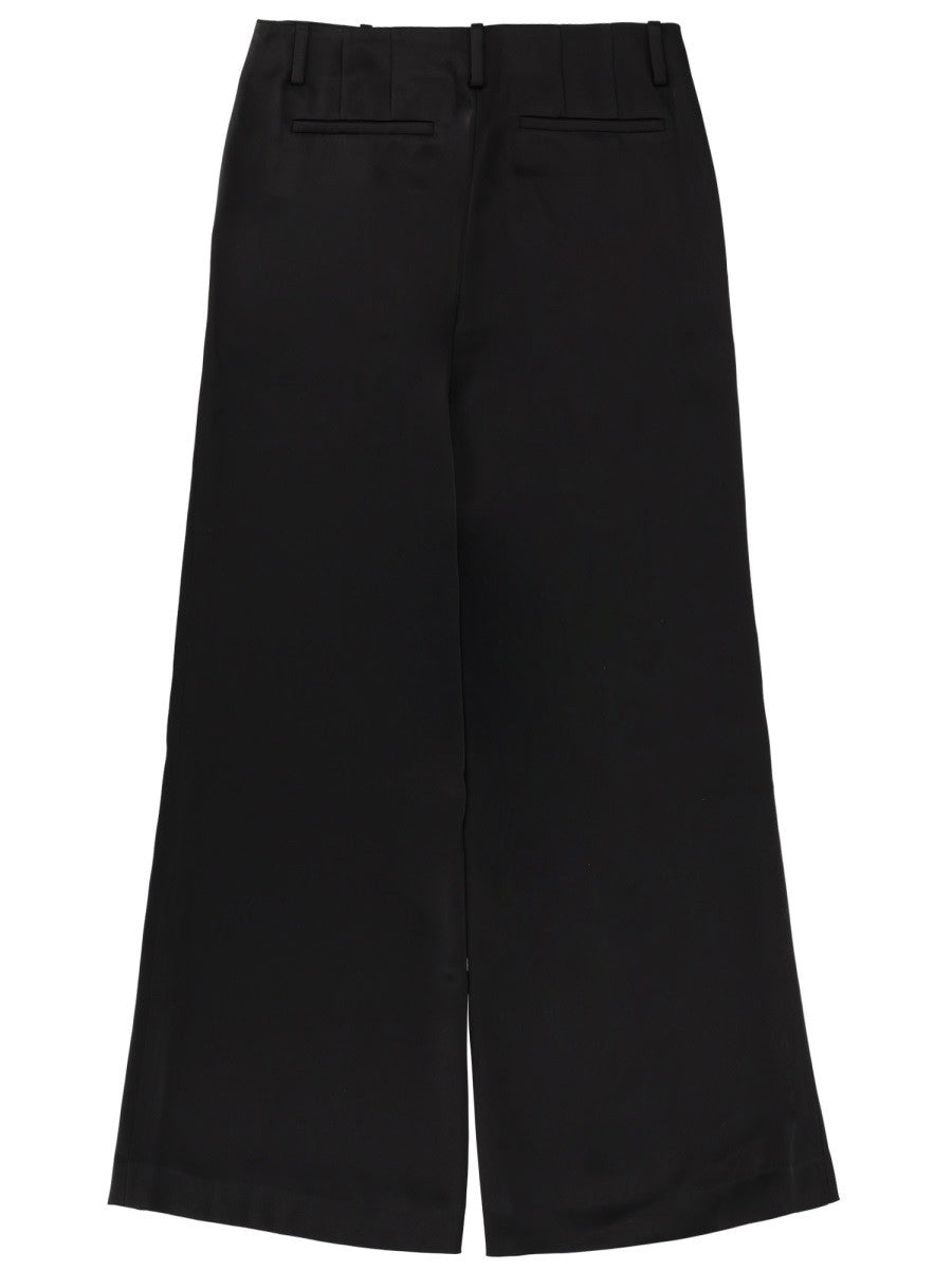 Theory Women's Pants Fluid Black