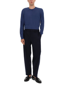 Boss Men's Pants Formal Blue