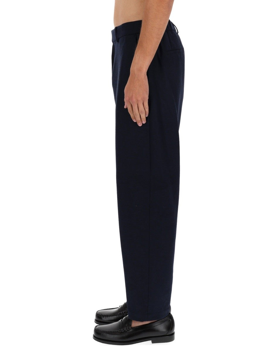 Boss Men's Pants Formal Blue