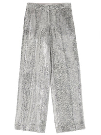 Stella McCartney Women's Pants in Fil Coupé Silver