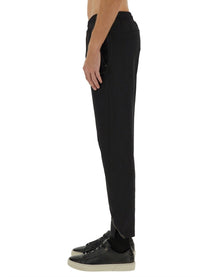 Boss Men's Pants in Technical Fabric Black