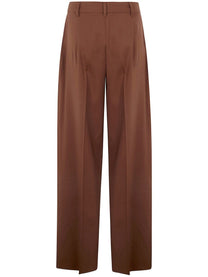 Max Mara Studio Women's Pants Kiss Brown