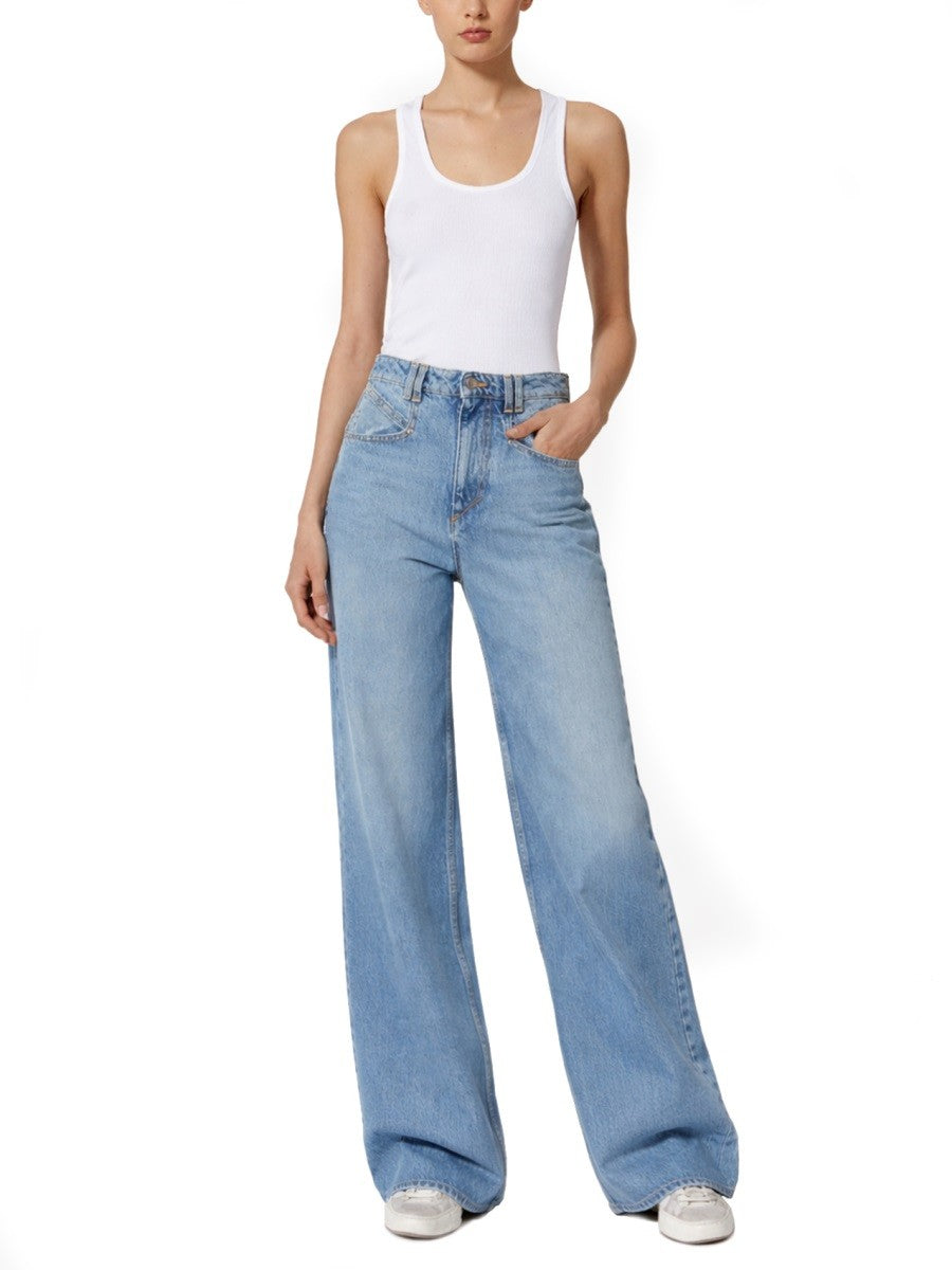 Isabel Marant Women's Pantalone Lemony Blue