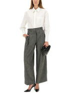 S MAX MARA Women's Pants Nice Grey, view 2