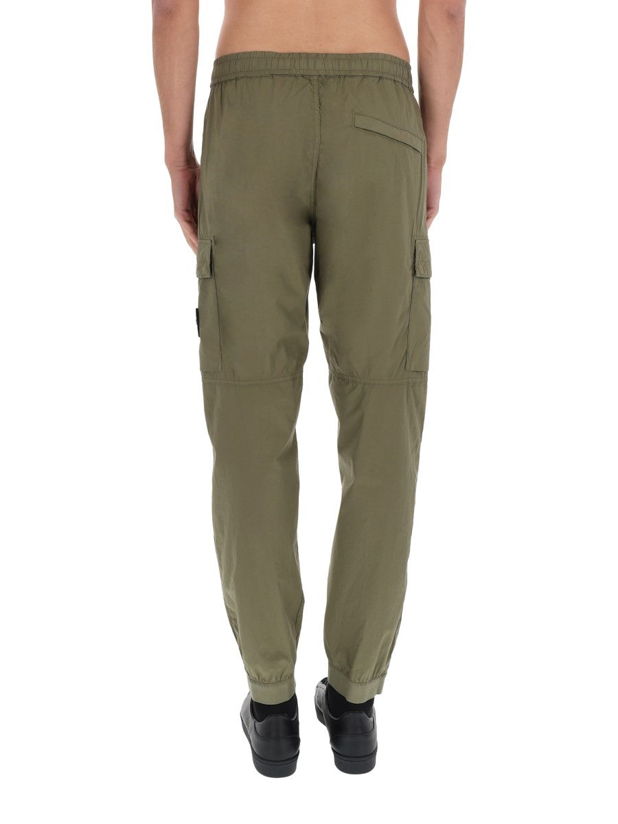 Stone Island Men's Pants Parachute Green