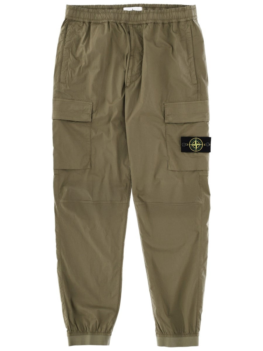 Stone Island Men's Pants Parachute Green