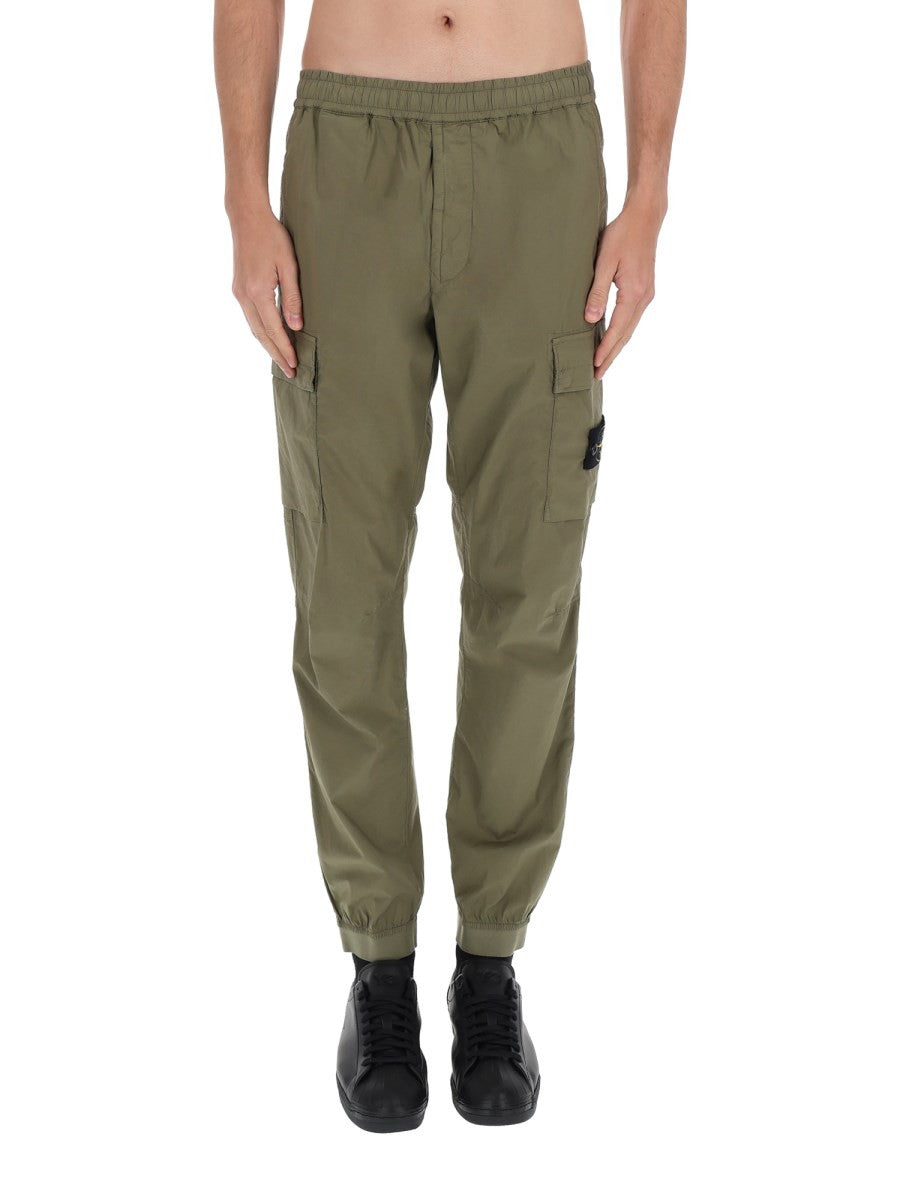 Stone Island Men's Pants Parachute Green