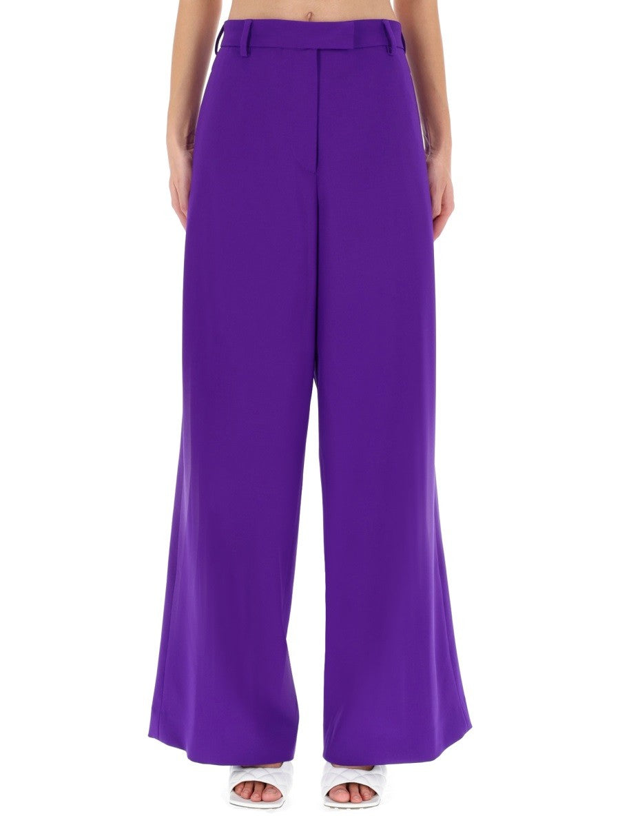 Dries Van Noten Women's Pants Penn Purple Dries Van Noten