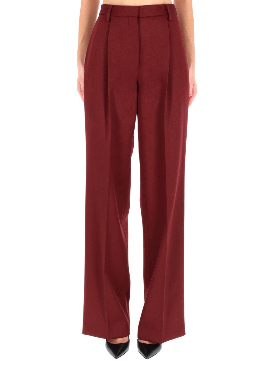 Dries Van Noten Women's Pants Portias Red Dries Van Noten