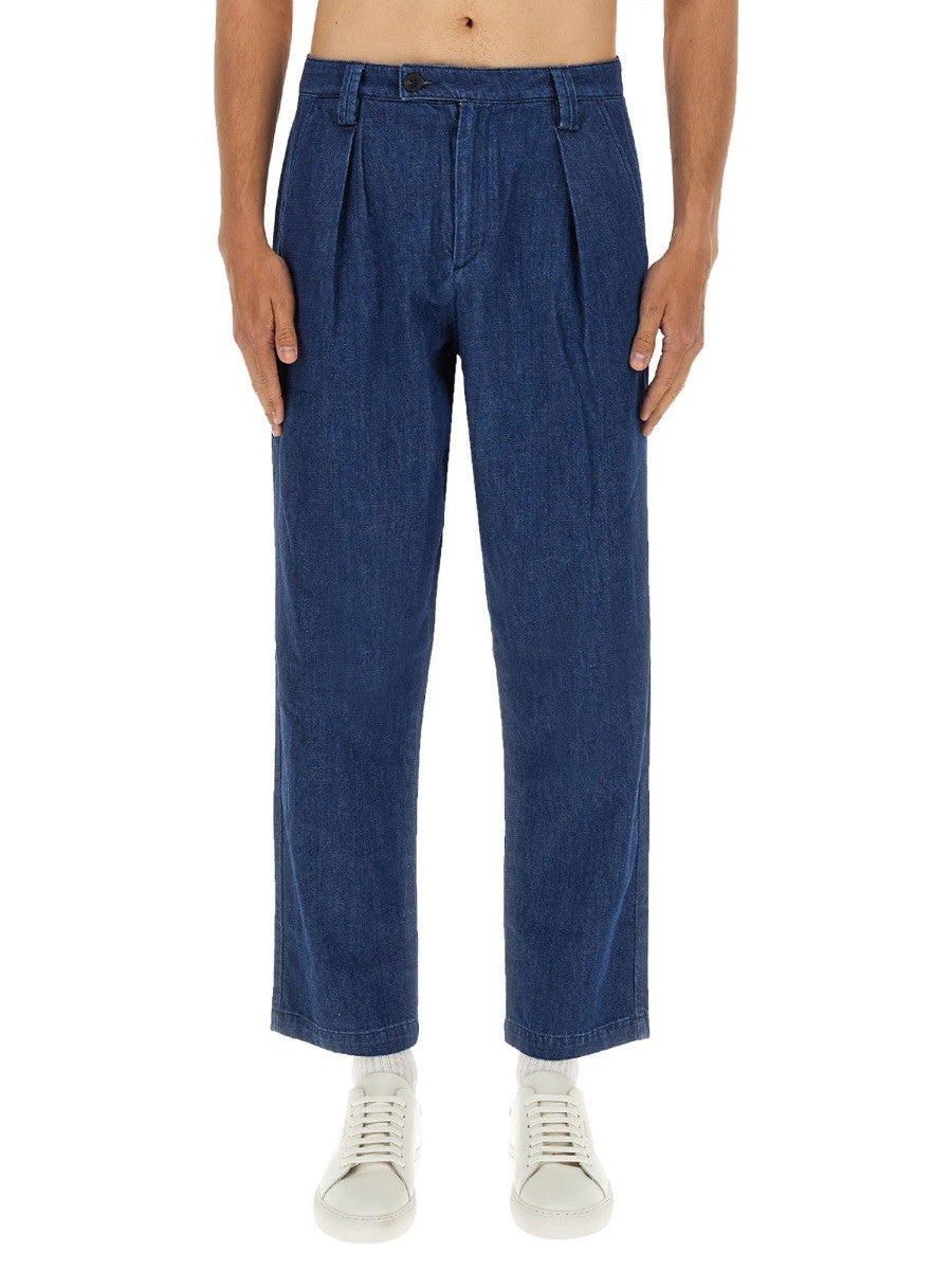 A.P.C Men's Pants Renato Blue