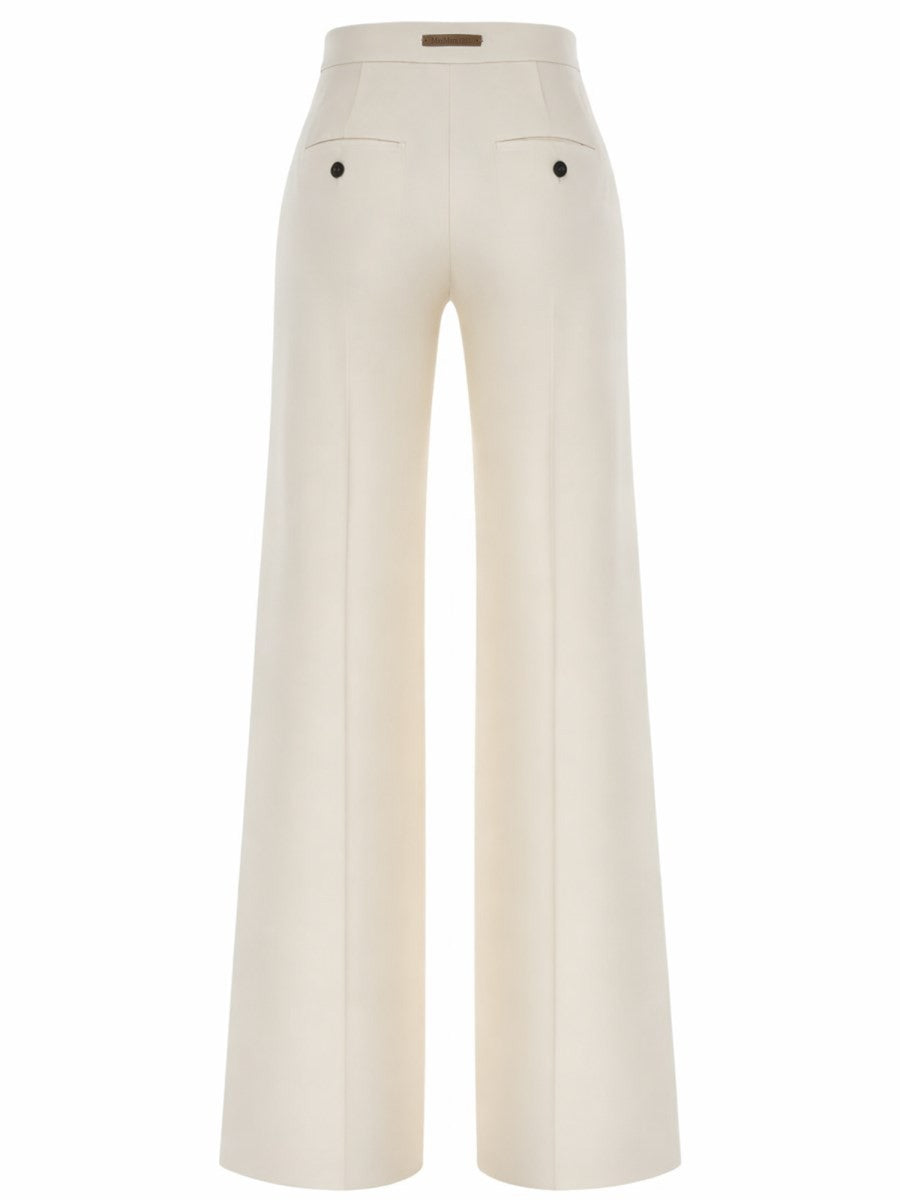 Max Mara Women's Pants Snapper White