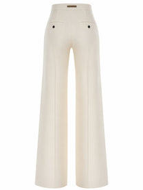 Max Mara Women's Pants Snapper White