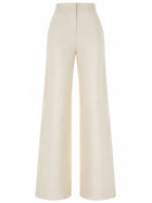 Max Mara Women's Pants Snapper White