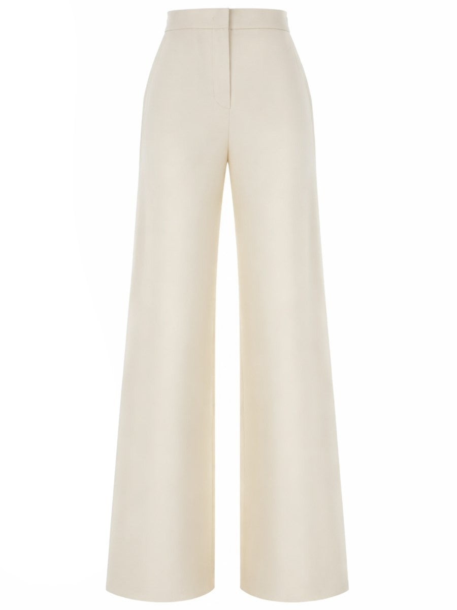 Max Mara Women's Pants Snapper White