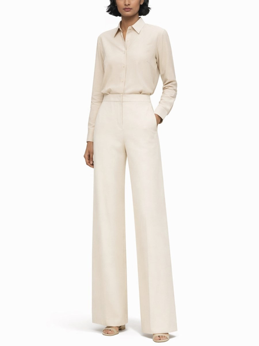 Max Mara Women's Pants Snapper White