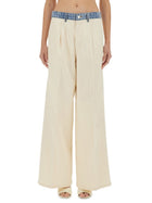 Moschino Jeans Women's Pants Urban White