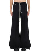 Rick Owens Men's Pants Wide Bela Black, view 6