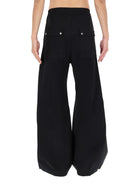 Rick Owens Men's Pants Wide Bela Black, view 5
