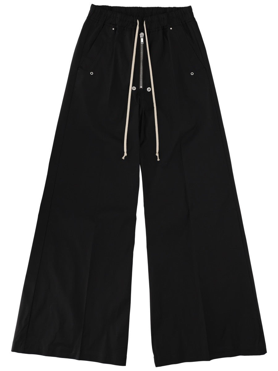 Rick Owens Men's Pants Wide Bela Black