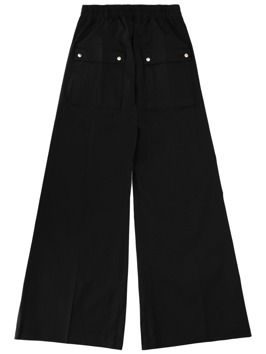 Rick Owens Men's Pants Wide Bela Black