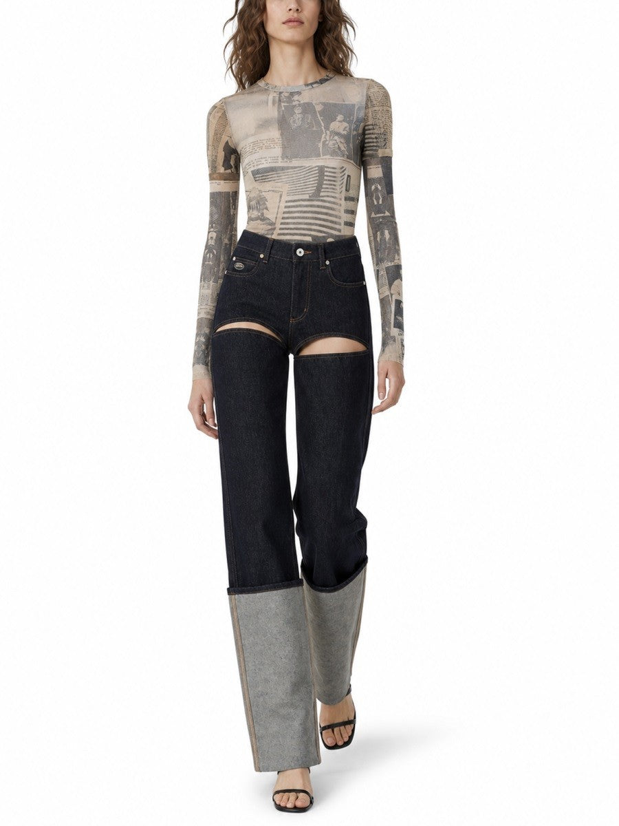 Jean Paul Gaultier Women's Pants Blue