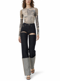 Jean Paul Gaultier Women's Pants Blue