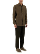Zegna Men's Pants Brown