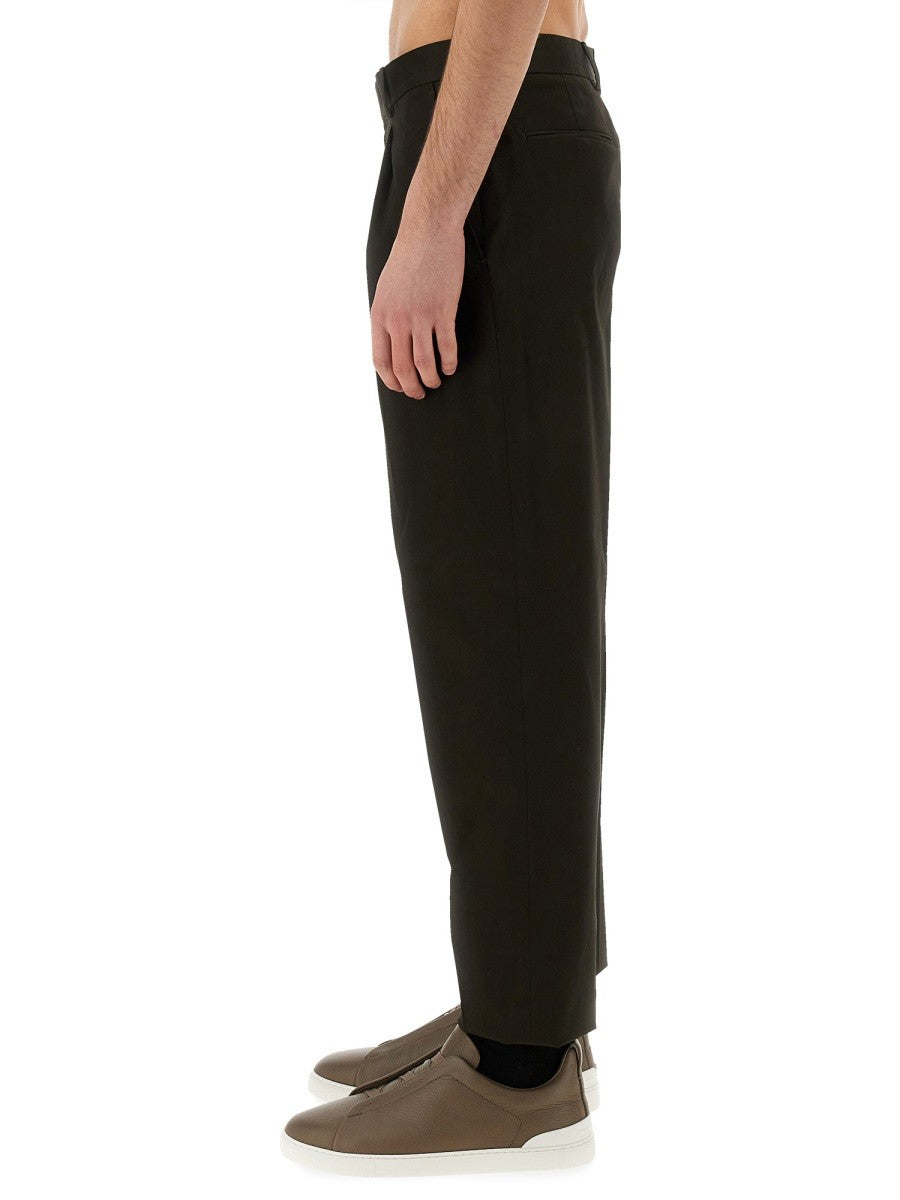 Zegna Men's Pants Brown