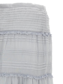 Isabel Marant Étoile Paoline Long Skirt Blue