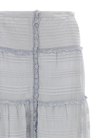 Isabel Marant Étoile Paoline Long Skirt Blue