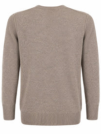 Paolo Pecora Milano Men's Wool Sweater Beige, view 2