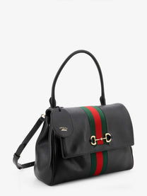 Gucci Women's Paparazzo Leather Handbag Black