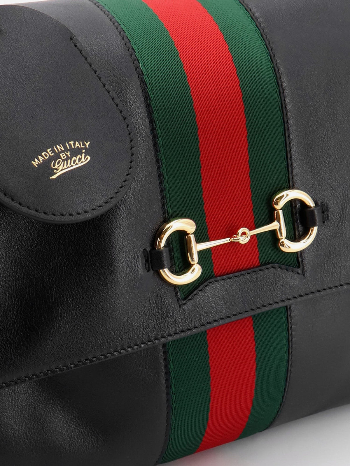 Gucci Women's Paparazzo Leather Handbag Black