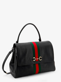 Gucci Women's Paparazzo Leather Handbag Black