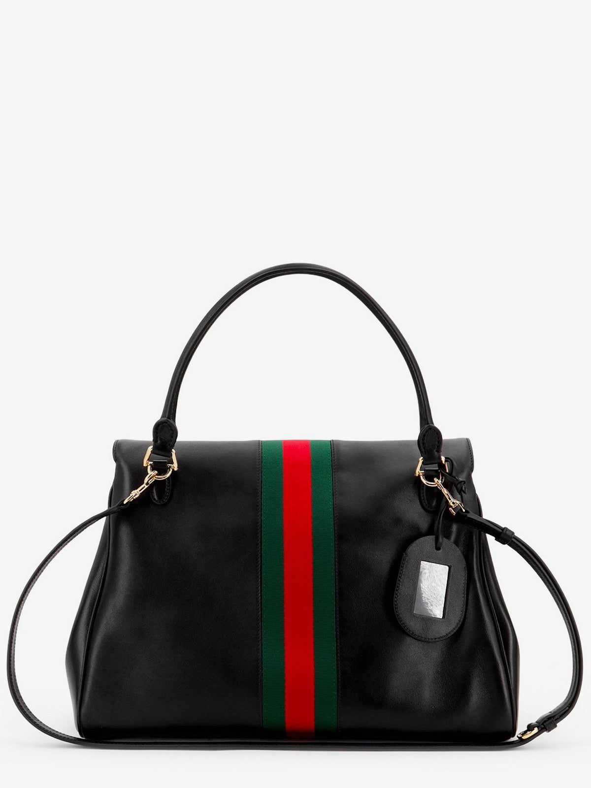 Gucci Women's Paparazzo Leather Handbag Black