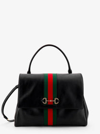 Gucci Women's Paparazzo Leather Handbag Black