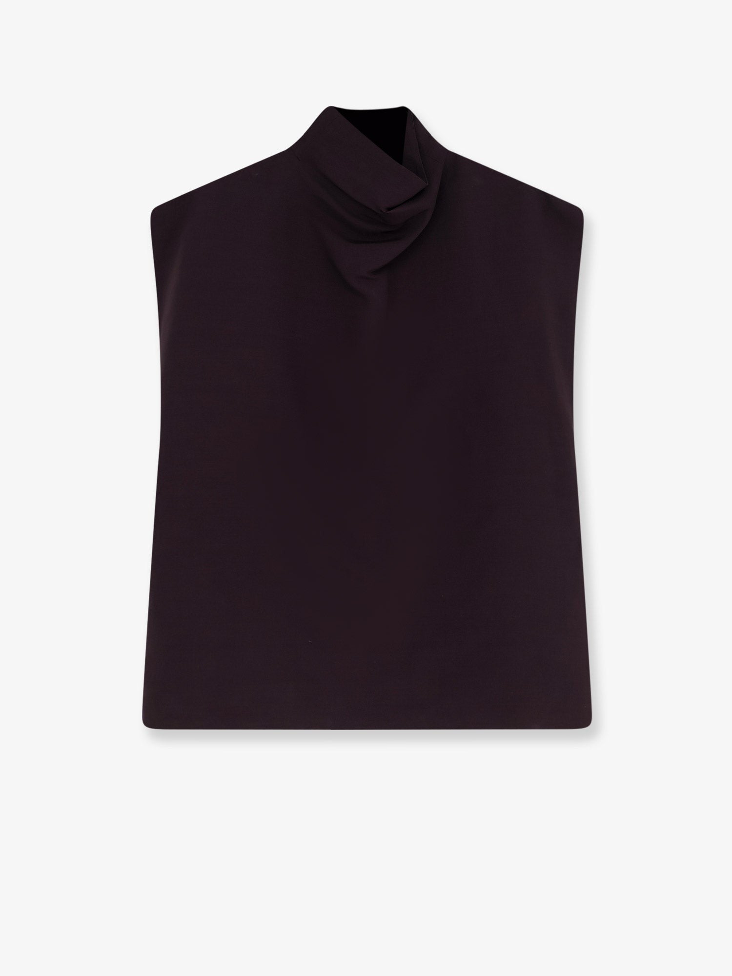 ALAÏA Women's Paper and Viscose Top Purple