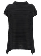 Pleats Please Issey Miyake Paper Bounce Blouse Black