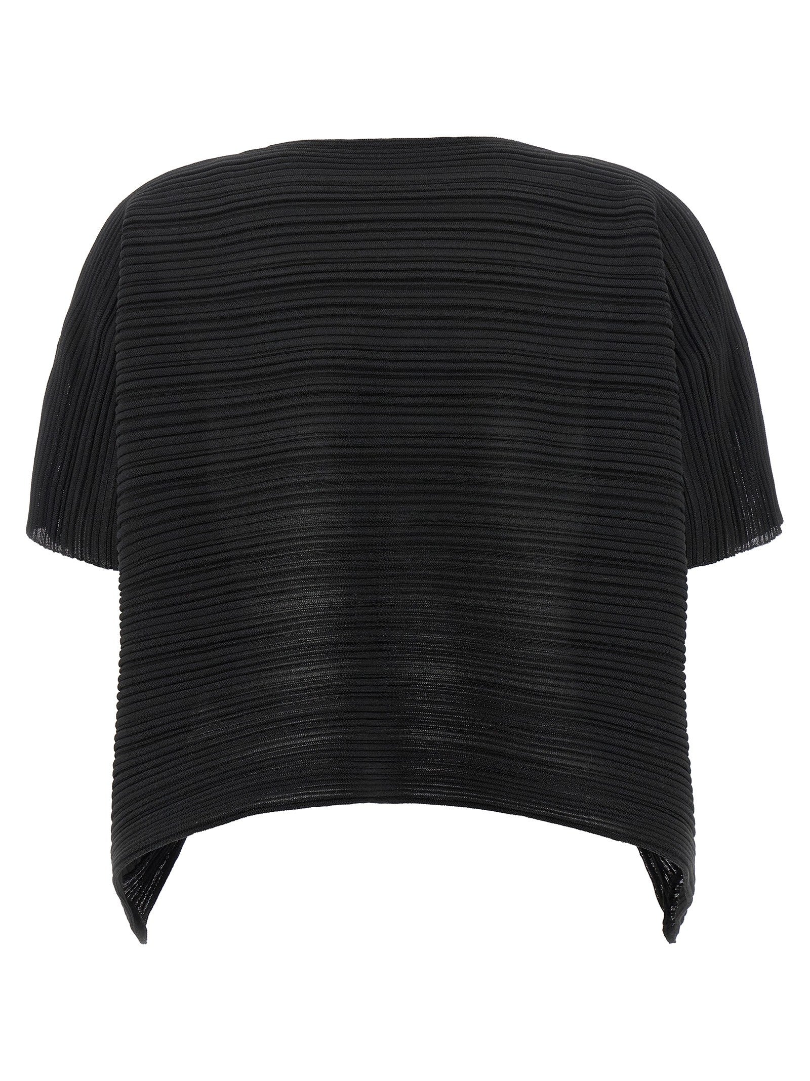 Pleats Please Issey Miyake Paper Bounce Blouse Black