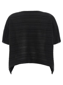 Pleats Please Issey Miyake Paper Bounce Blouse Black