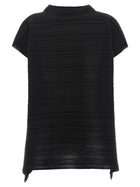 Pleats Please Issey Miyake Paper Bounce Blouse Black, view 2